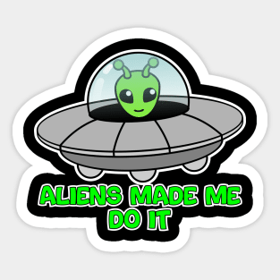 UFO Sticker